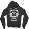 baking   it's ok to stare at my cupcakes Zipper Hoodie