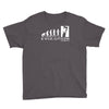 climbing ape to evolution climb indoor outdoor Youth Tee