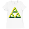 triforce illusion zelda Ladies Fitted T-Shirt