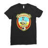 dogs bollocks beer label ideal birthday present or gift Ladies Fitted T-Shirt
