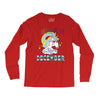 unicorns are born in december cute unicorn Long Sleeve Shirts
