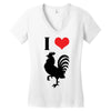 i love cock Women's V-Neck T-Shirt