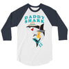 Daddy Shark -Shark Do Do Do 3/4 Sleeve Shirt