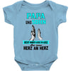 papa und sohn Baby Onesie