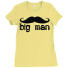 moustache Ladies Fitted T-Shirt