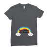 You're Looking At A Rainbow Ladies Fitted T-Shirt