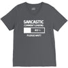 sarcastic comment loading please wait funny cool humour V-Neck Tee