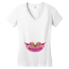 Two Peas In a Pod Twin Chocolate Baby Girls Women's V-Neck T-Shirt