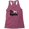 the dogfather dalmatian Racerback Tank