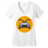 delorean Women's V-Neck T-Shirt