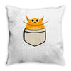 pocket monster Throw Pillow