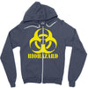 biohazard emo gamer cool rock music Zipper Hoodie