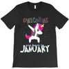 january  born unicorns T-Shirt