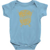 this girl is made of gun powder and lead Baby Onesie