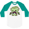 zombie monster 3/4 Sleeve Shirt