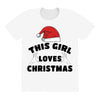 this girl loves christmas All Over Women's T-shirt