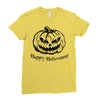 happy halloween Ladies Fitted T-Shirt