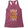 you only punch once Racerback Tank