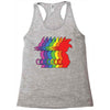 Goku Rainbow Racerback Tank