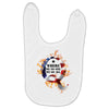 American Flag Q Fire Baby Bibs