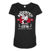 gallic gym Maternity Scoop Neck T-shirt