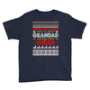 santa only comes once a year grandad is always here to cheer Youth Tee
