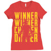 winner winner chicken dinner 3y Ladies Fitted T-Shirt