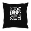 80s survival guide cassette high Throw Pillow
