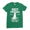 Best Friend  Beagle Ladies Fitted T-Shirt