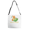 caterpie fainted!!! Adjustable Strap Totes