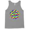 funny girly colorful patterns mustaches Tank Top