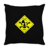 walter white danger toxic breaking bad inspired tee heisenberg meth Throw Pillow
