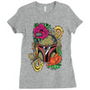 boba flower Ladies Fitted T-Shirt