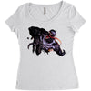 moster name Women's Triblend Scoop T-shirt