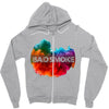 bad smoke Zipper Hoodie