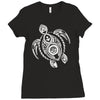 turtle art Ladies Fitted T-Shirt