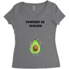 Powered By Avocado Women's Triblend Scoop T-shirt