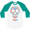 loco coco skul 3/4 Sleeve Shirt
