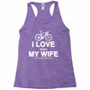 i love when my wife lets me buy another bike Racerback Tank
