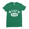 cat dad Ladies Fitted T-Shirt