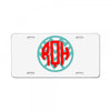 chevron circle License Plate