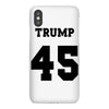 Trump 45 jersey number iPhoneX Case