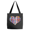 Heart Tote Bags