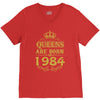 queens are born in 1984 V-Neck Tee