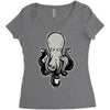 octopus Women's Triblend Scoop T-shirt