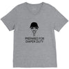 prepared for diaper V-Neck Tee