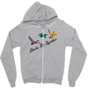 ducks fly together Zipper Hoodie