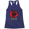 love ninja monkey banana Racerback Tank