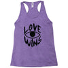 love wins Racerback Tank