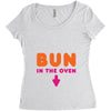 Bun in the Oven Women's Triblend Scoop T-shirt